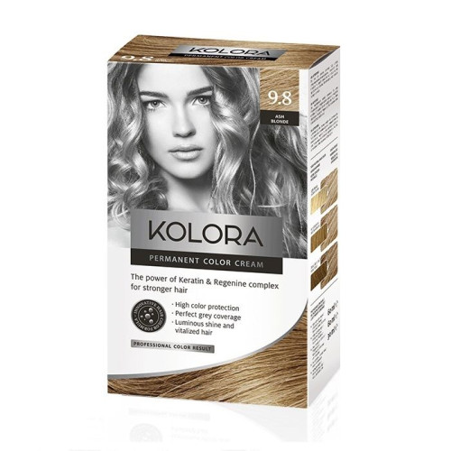 Kolora Long-Lasting Cream Hair Dye 9.8 Ash Blonde