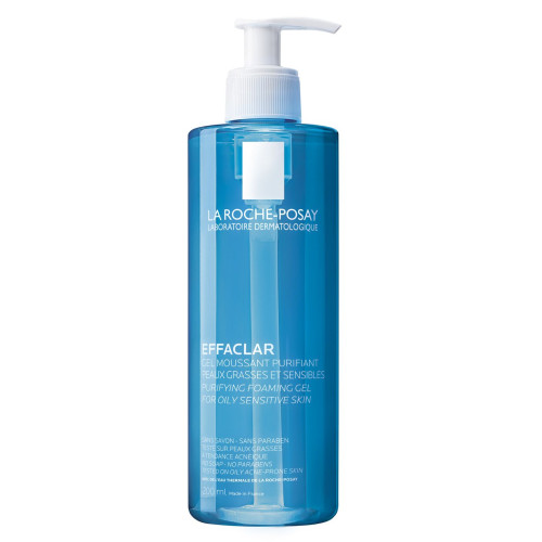 La Roche Posay Effaclar Cleansing Gel for Oily and Sensitive Skin 13.53 fl oz (400 ml)