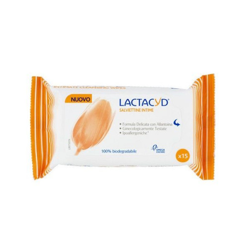 Lactacyd Daily Intimate Wet Wipes with Lactic Acid 15 pcs