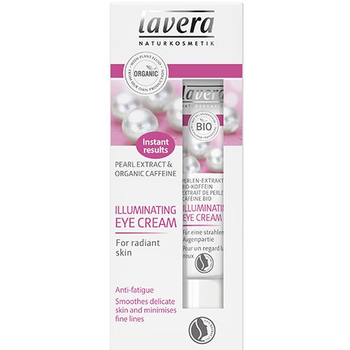 Lavera Illuminating Eye Cream Eye Cream with Pearl Extract and Organic Caffeine 0.51 fl oz (15 ml)