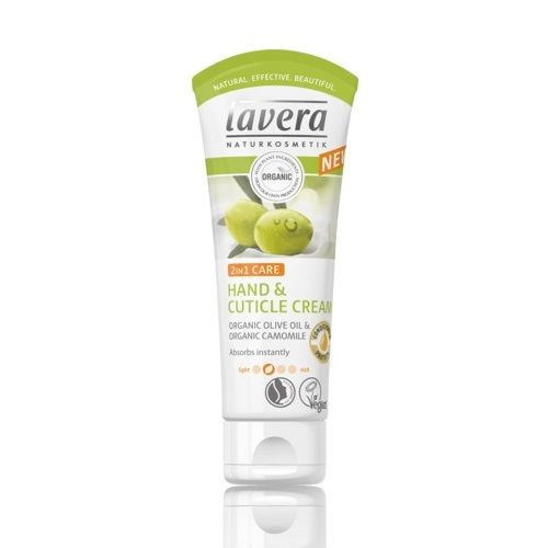 Lavera 2-in-1 Hand Cream with Organic Olive Oil 2.54 fl oz (75 ml)