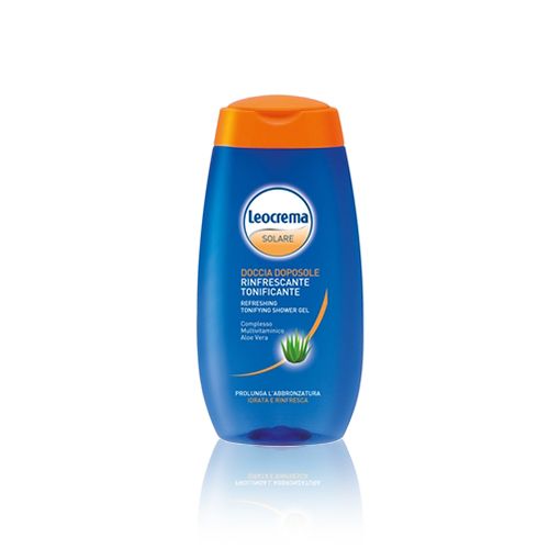 Leocrema Solare Refreshing and Toning Shower Gel with Mint and Aloe Vera 10.14 fl oz (300 ml)