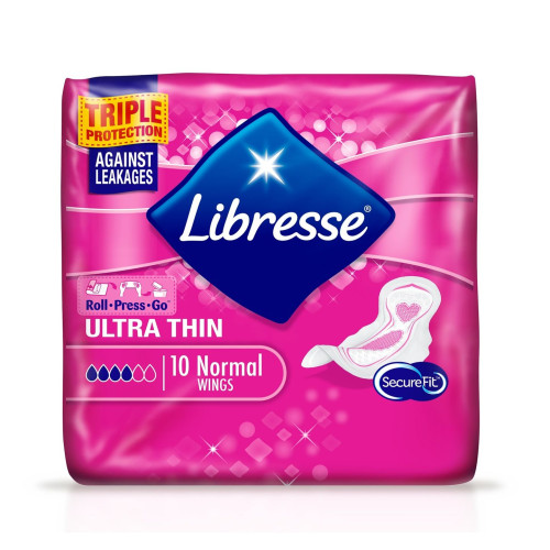 Libresse Fresh Protect Ultra Thin Sanitary Pads 10 pcs