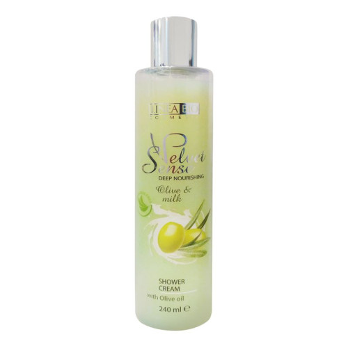 Linea Bio Velvet Sense Deeply Nourishing Shower Gel with Olive Scent 8.12 fl oz (240 ml)