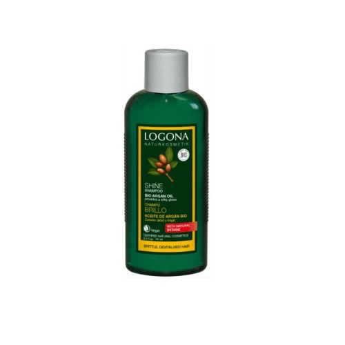 Logona Shampoo for Shine with Organic Argan Oil 8.45 fl oz (250 ml)