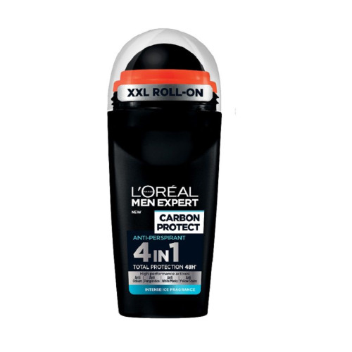 L'oreal Men Expert Carbon Protect Roll-On Deodorant for Men 1.69 fl oz (50 ml)