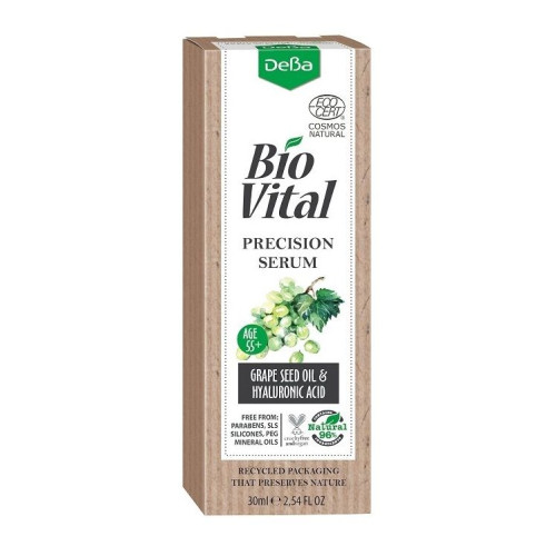Deva Biovital Natural Face Serum for Mature Skin Grape Seed Oil 55+ 1.01 fl oz (30 ml)