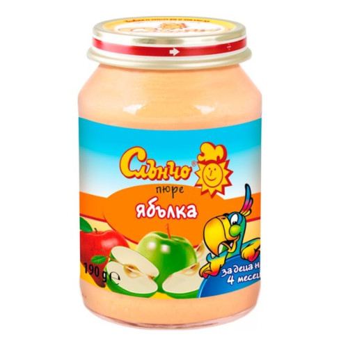Slancho Apple Puree for Children 4+ Months 6.7 oz (190 g)
