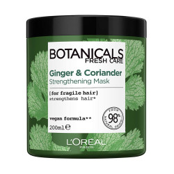 L'oreal Botanicals Fresh Care Coriander Mask for Thin and Brittle Hair 6.76 fl oz (200 ml)