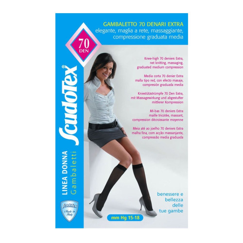Scudotex Gambaletto 70 Women's Elastic Stockings with Medium Compression Color Daino M 1 pc