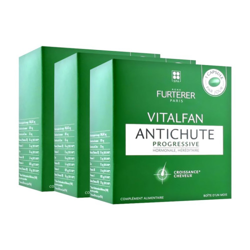Rene Furterer Vitalfan Antichute for Progressive Hair Loss 30 Capsules