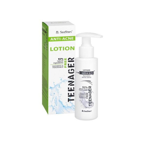 Sea Stars Anti-Acne Cleansing Face Lotion with Pomorie Seaweed and Rose Water 4.23 fl oz (125 ml)