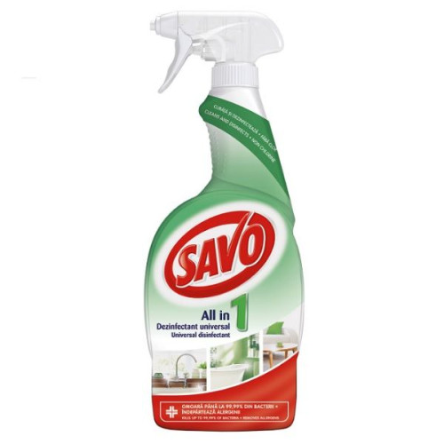 Savo All in 1 Universal Disinfectant 21.98 fl oz (650 ml)