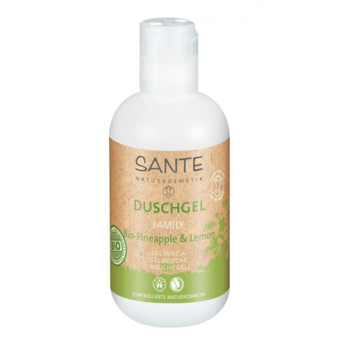 Sante Family Organic Body Wash with Pineapple and Lemon 6.76 fl oz (200 ml)