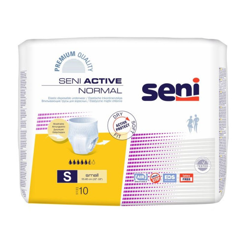 Seni Active Normal Adult Pants Size S 10 pcs