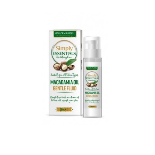 Simply Essentials Macadamia Oil Revitalizing Face Fluid with Macadamia Oil 1.01 fl oz (30 ml)
