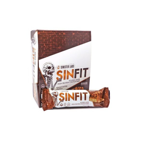 Sinister Labs Sinfit Protein Bar with Peanut Butter Crunch Flavor 2.93 oz (83 g)