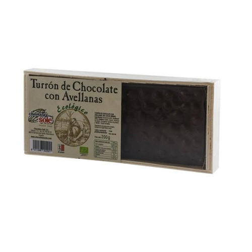 Sole Organic Chocolate with Hazelnuts Turon Gluten-Free 7.05 oz (200 g)