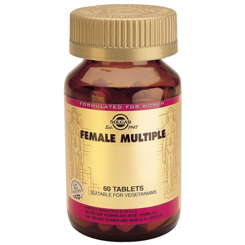 Solgar Female Multiple Multivitamin Complex for Women 60 Tablets