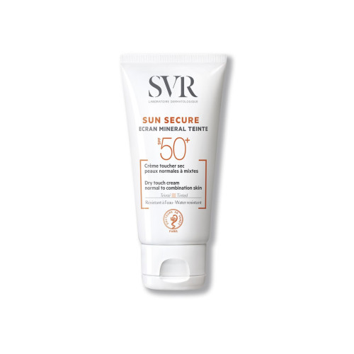 SVR Sun Secure Toning Sunscreen to Preserve Makeup for Normal and Combination Skin SPF 50+ 1.69 fl oz (50 ml)