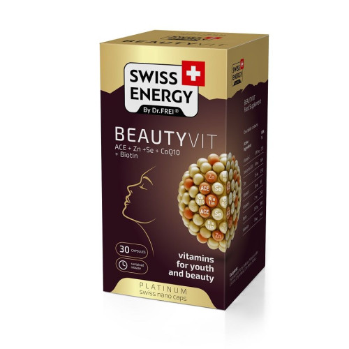 Swiss Energy Beautyvit Vitamins for Beauty and Good Mood 30 Capsules