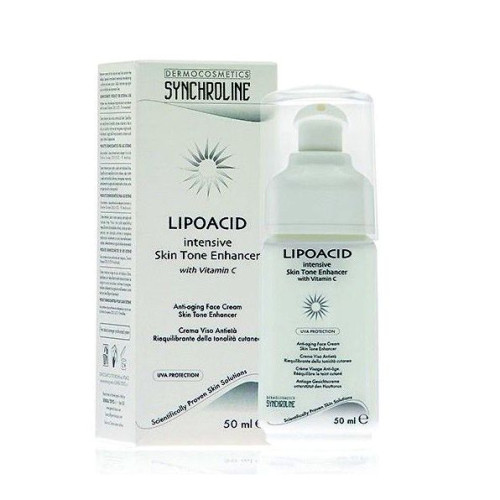 Synchroline Lipoacid Intensive Face Cream for Treating and Removing Scars and Wrinkles 1.69 fl oz (50 ml)