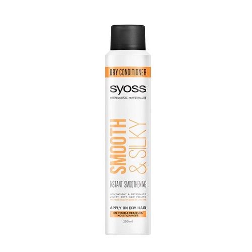 Syoss Smooth and Silky Dry shampoo-conditioner for Silky Smooth Hair 6.76 fl oz (200 ml)