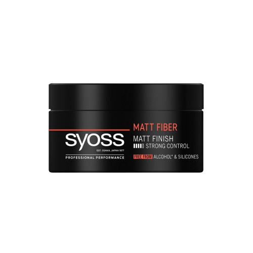 Syoss Matt Fiber Hair Paste for a Matte Finish and Strong Hold 3.38 fl oz (100 ml)