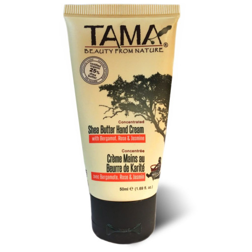 Tama Moisturizing Hand Cream with Shea Butter Bergamot Rose and Jasmine 1.69 fl oz (50 ml)