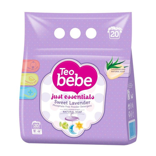 Teo Bebe Laundry Powder with Lavender Extract 3.31 lb (1500 g)