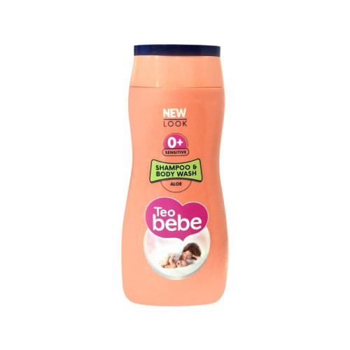 Teo Bebe Baby Shampoo for Hair and Body with Aloe Vera 6.76 fl oz (200 ml)
