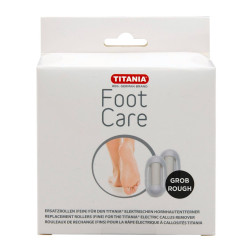 Titania Foot Care 2 pcs Rough Surface Replacement Heads for Electric File