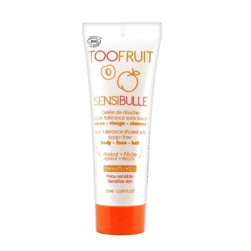Toofruit Organic Children's Shower Gel with Peach and Apricot 0.85 fl oz (25 ml)