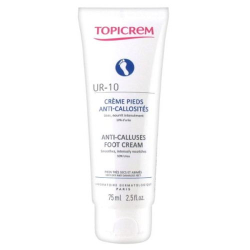 Topicrem Repairing Cream for Gentle Skin on Feet and Cracked Heels 3.38 fl oz (100 ml)