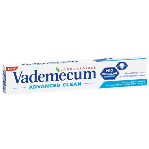 Vademecum Advanced Clean Toothpaste with Extra Cleaning Power 2.54 fl oz (75 ml)