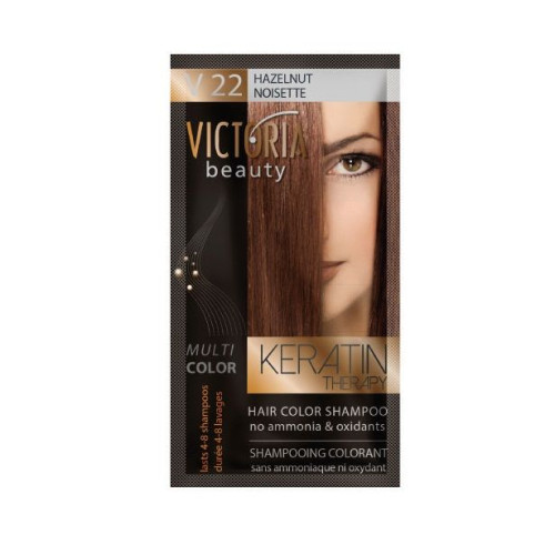 Victoria Multi Color Hair Color Shampoo Color V22 Hazelnut 1.35 fl oz (40 ml)