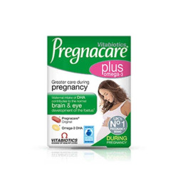 Vitabiotics Pregnacare Plus Omega-3 Multivitamins for Pregnant and Breastfeeding 28 + 28 Capsules