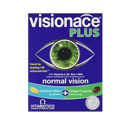 Vitabiotics Vision Plus Lutein and Omega-3 for Perfect Vision 28+28 Capsules