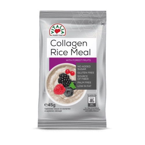 Vitalia Rice Porridge with Collagen and Wild Berries 1.59 oz (45 g)