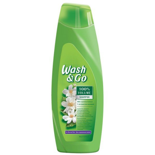 Wash & Go 2-in-1 Shampoo with Jasmine for Volume for Normal Hair 13.53 fl oz (400 ml)