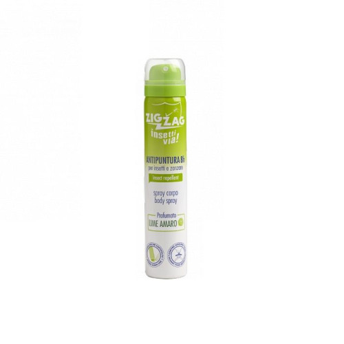 Zig Zag Body Spray Insect Repellent Spray with Bitter Lime 3.38 fl oz (100 ml)