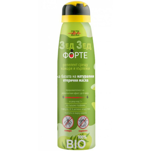 Zed Zed Forte Spray Against Mosquitoes and Ticks 5.07 fl oz (150 ml)