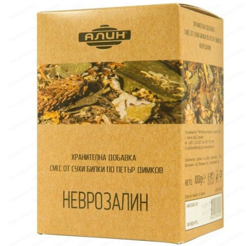 Alin Herbal Tea Mixture Nevrozalin for a Healthy Heart Tone and High Immunity 3.53 oz (100 g)