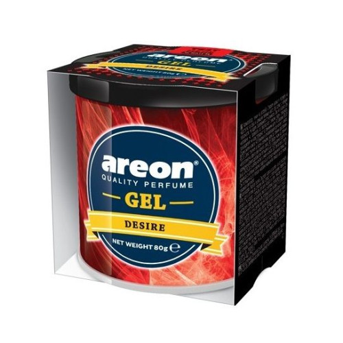 Areon Home Perfume Energizing Gel Air Freshener Desire Fragrance 2.82 oz (80 g)