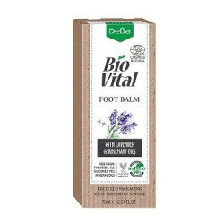 Deva Biovital Nourishing Natural Foot Balm Lavender Oil 2.54 fl oz (75 ml)