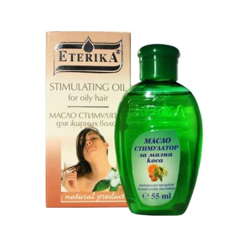 Eterika Stimulating Natural Essential Oil for Oily Hair and Hair Loss 1.86 fl oz (55 ml)