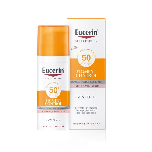 Eucerin Pigment Control Sun Protection Fluid for Face with SPF 50+ 1.69 fl oz (50 ml)