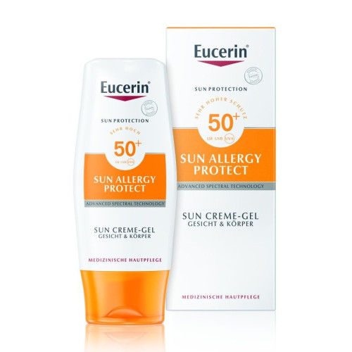 Eucerin Sun Sun Protection Cream-Gel Against Sun Allergies and Damage SPF 50 5.07 fl oz (150 ml)