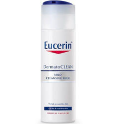 Eucerin Dermatoclean Gentle Cleansing Milk for a Clean Face with Dry Skin 6.76 fl oz (200 ml)