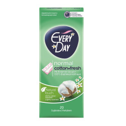 Everyday Normal Cotton Fresh Women's Daily Sanitary Pads 20 pcs
